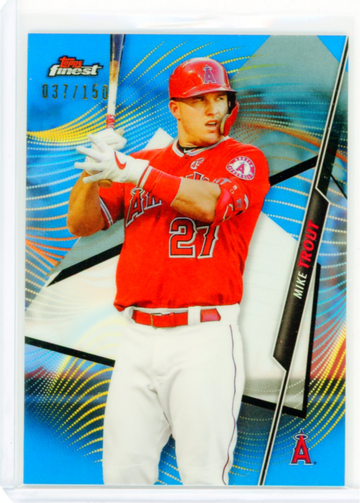 2020 Finest #1 Mike Trout Blue Refractor
