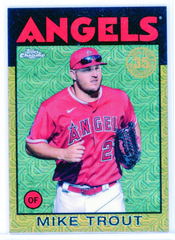 2021 Topps Silver Pack Update #86C-42 Mike Trout Gold Refractor
