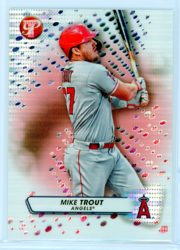 2023 Topps Pristine #27 Mike Trout Pristine Pink Refractor