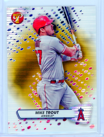 2023 Topps Pristine #27 Mike Trout Pristine Gold Refractor