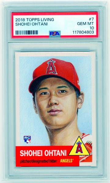 2018 Topps Living #7 Shohei Ohtani PSA 10 GEM MINT!