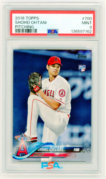 2018 Topps #700 Shohei Ohtani PSA 9 MINT!