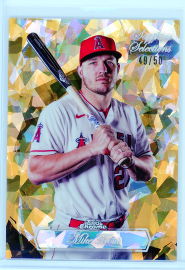 2023 Topps Chrome Sapphire Selections #SS-21 Mike Trout Gold