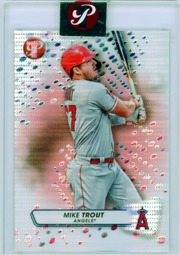 2023 Topps Pristine #27 Mike Trout Encased Pristine Pink Refractor