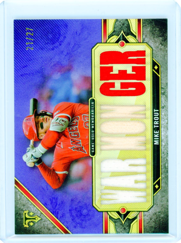 2024 Topps Triple Threads TTR-MT Mike Trout Relic Amethyst