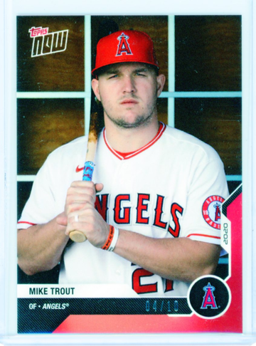 2020 Topps Now OD-167 Mike Trout Road to Opening Day Red!