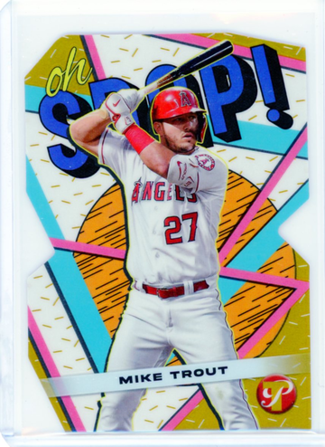 2023 Topps Pristine Oh Snap! #OS-3 Mike Trout Gold Refractor!
