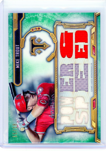 2020 Topps Triple Threads TTR-MT2 Mike Trout Emerald