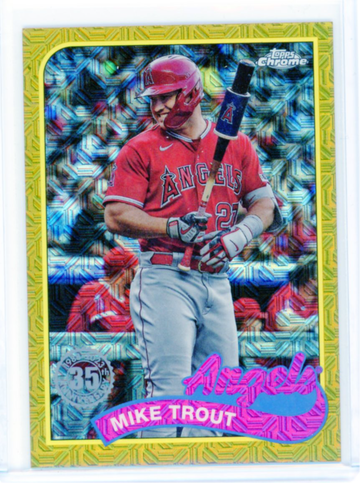 2024 Topps Silver Pack #T89C-117 Mike Trout Gold Refractor!