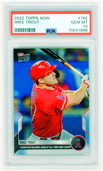 2022 Topps Now #782 Mike Trout PSA 10 GEM MINT!