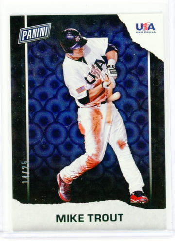 2021 Panini Father's Day #USA1 Mike Trout Pyramids!