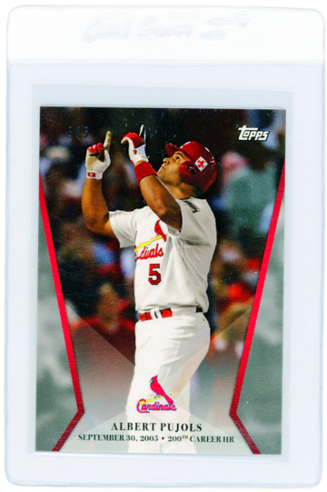 2017 Topps On Demand 600th Home Run Club #2S Albert Pujols Silver