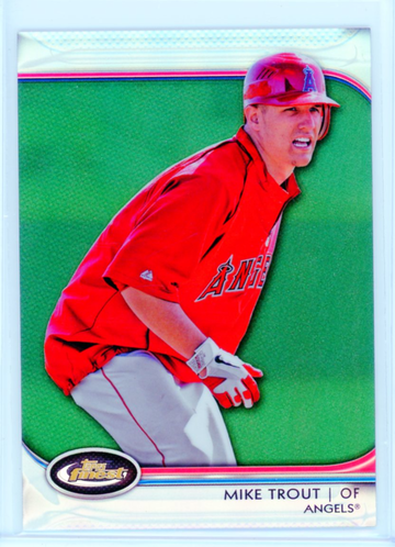 2012 Finest #78 Mike Trout Green Refractor!