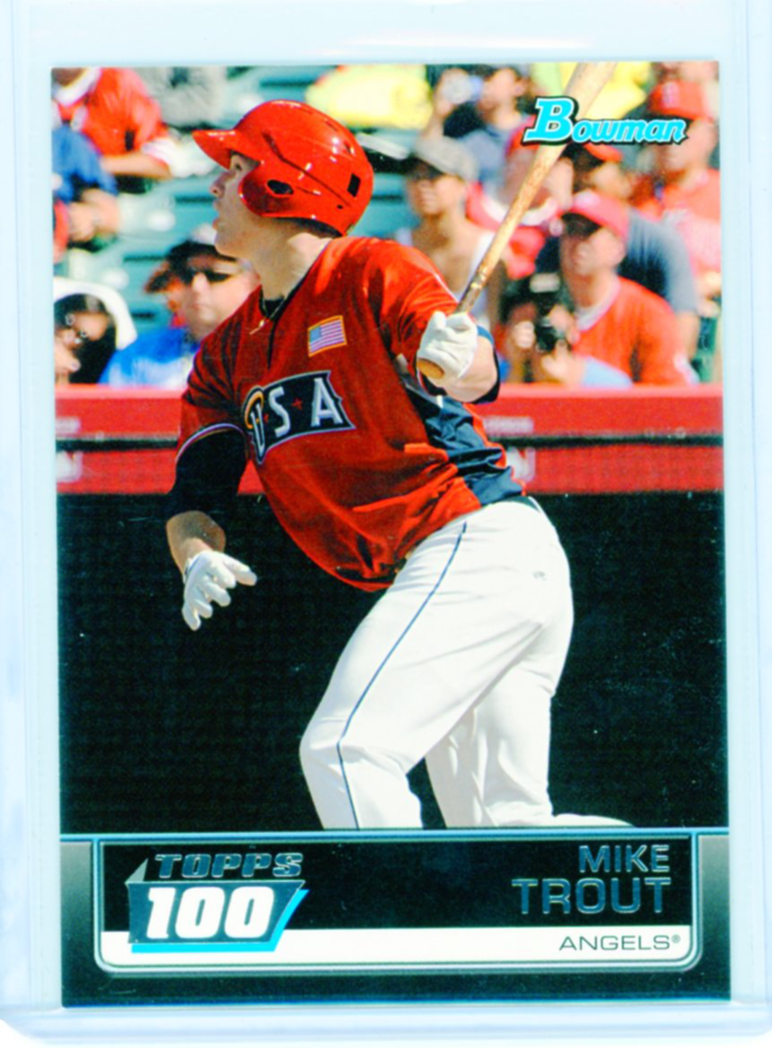 2011 Bowman Topps 100 TP90 Mike Trout 