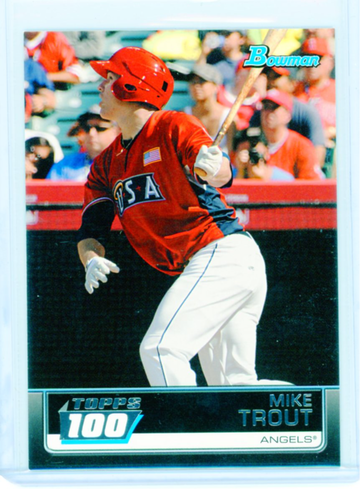 2011 Bowman Topps 100 TP90 Mike Trout 