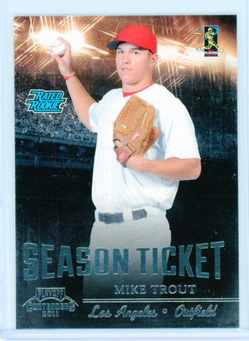 2011 Panini Playoff Contenders #17 Mike Trout Season Ticket