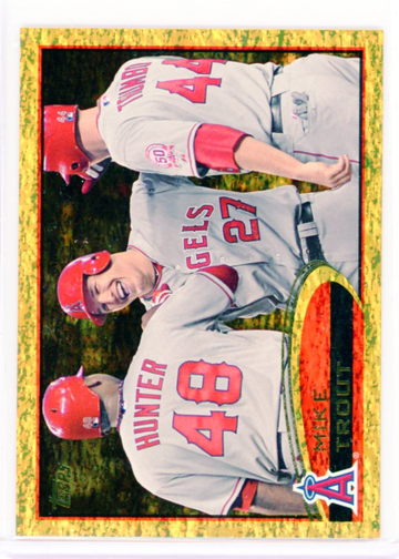 2012 Topps Gold Sparkle #446 Mike Trout 