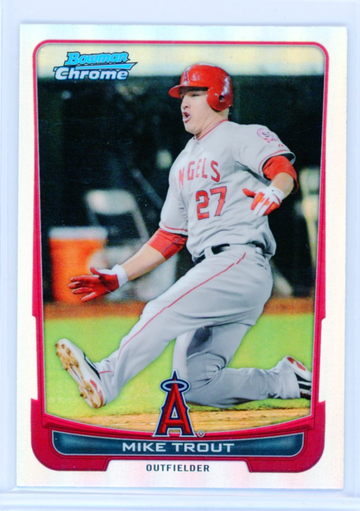 2012 Bowman Chrome #157 Mike Trout Refractor!