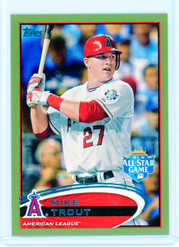2012 Topps Update #US144 Mike Trout GOLD!