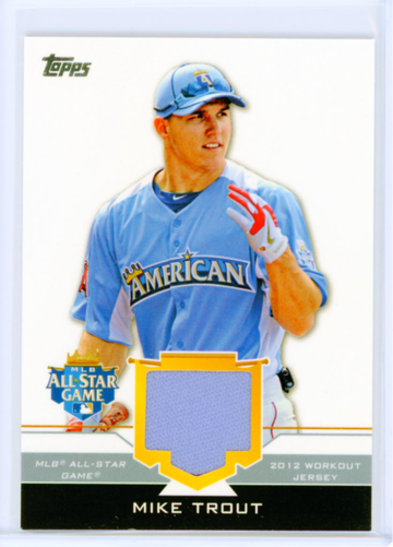 2012 Topps AS-MIT Mike Trout All Star Stitches