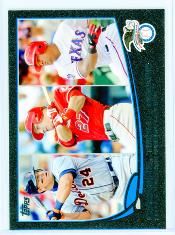 2013 Topps #294 Cabrera/Trout/Beltre BLACK!