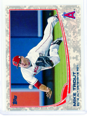 2013 Topps #536 Mike Trout CAMO!