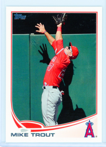 2013 Topps #27B Mike Trout Leaping 