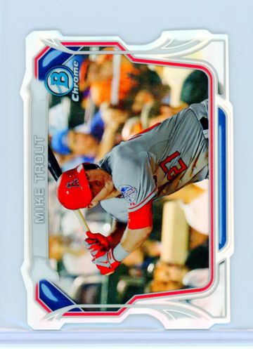 2014 Bowman Chrome Mini Die Cut #MC-MT Mike Trout Refractor