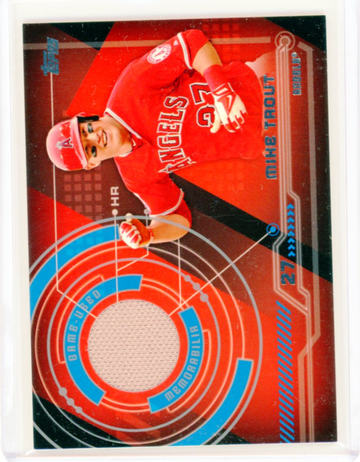 2014 Topps Trajectory Relics TR-MT Mike Trout