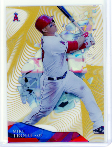 2014 Topps High Tek #HT-MT Mike Trout Gold Diffractor