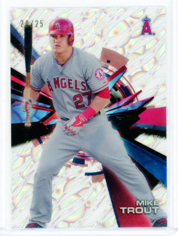 2015 Topps High Tek #HT-MTT Mike Trout Clouds Diffractor!