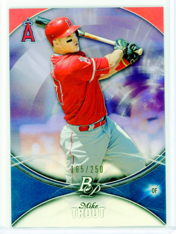 2016 Bowman Platinum #1 Mike Trout Purple!
