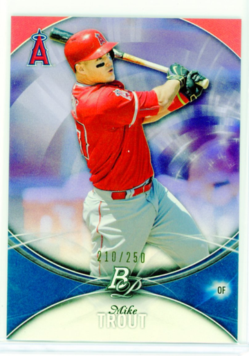 2016 Bowman Platinum #1 Mike Trout Purple!
