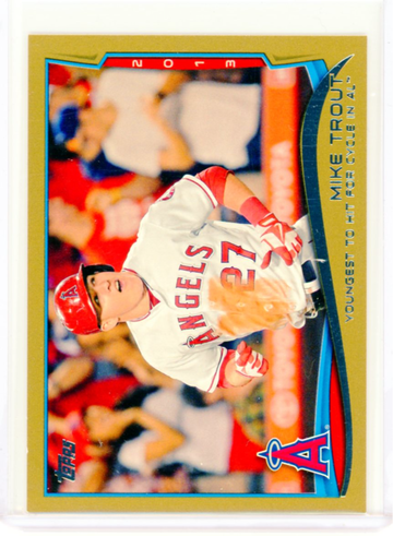 2014 Topps #364 Mike Trout GOLD!