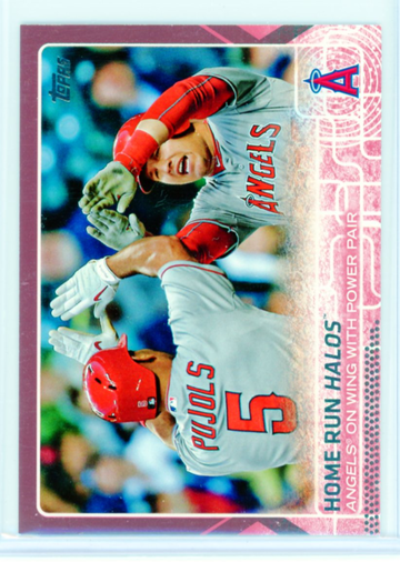 2015 Topps Update #US213 Home Run Halos Pink Mother's Day!