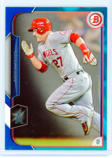 2015 Bowman #50 Mike Trout BLUE!