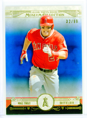 2015 Topps Museum Collection #51 Mike Trout Blue! 
