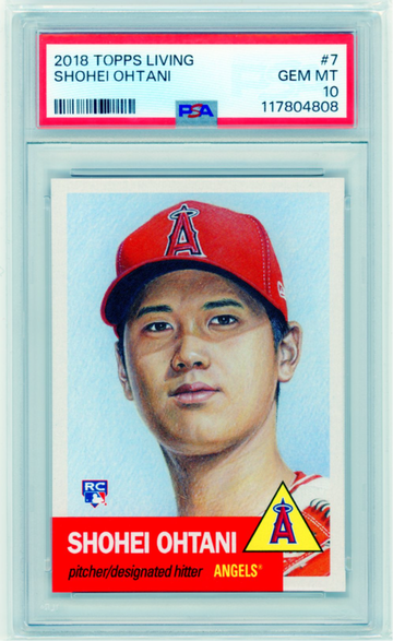 2018 Topps Living #7 Shohei Ohtani PSA 10 GEM MINT!