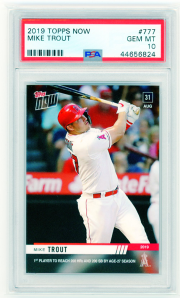 2019 Topps Now #777 Mike Trout PSA 10 GEM MINT!