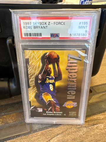 1997 skybox z force Kobe Bryant 195 PSA 9