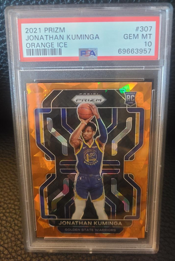 2021 Jonathan Kuminga Orange Ice Psa 10
