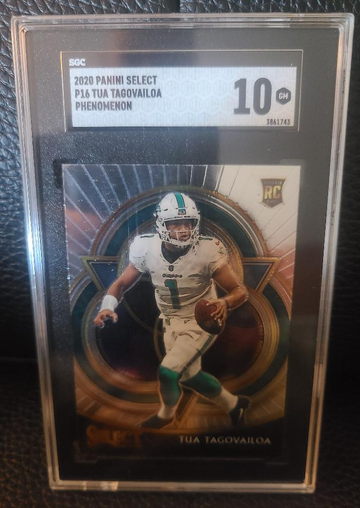 2020 Panini Select Tua Tagavailoa Phenomenon SGC 10