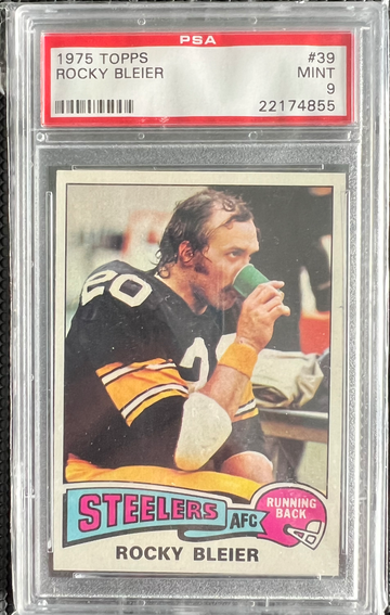 1975 Rocky Bleier #39 PSA 9 rookie rc