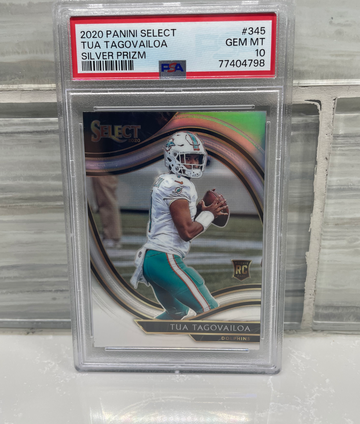 2020 Select Field Level Silver Tua Tagovailoa PSA 10