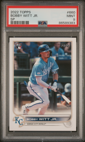 2022 Topps Player Variation Bobby Witt Jr #660 PSA 9 SP