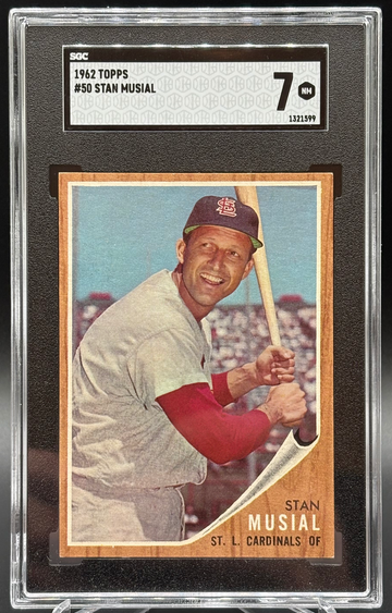1962 Topps Stan Musial # 50 SGC 7