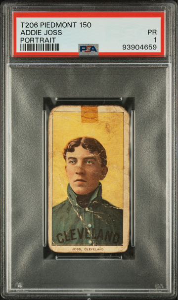 1909-11 T206 PIEDMONT 150 ADDIE JOSS PORTRAIT (PSA 1) #93904659 HOF Pitcher