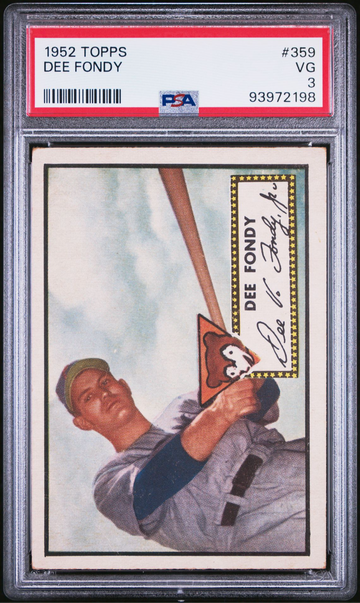 1952 Topps #359 DEE FONDY PSA 3 VG #93972198