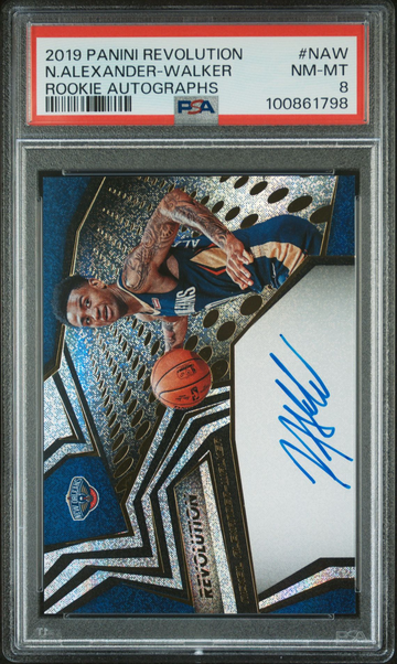 2019 Panini Revolution Nickeil Alexander Walker Rookie Autographs #NAW PSA 8