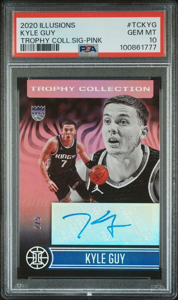 2020 Panini Illusions Kyle Guy Trophy Collection Pink #2/5 #TCKYG PSA 10
